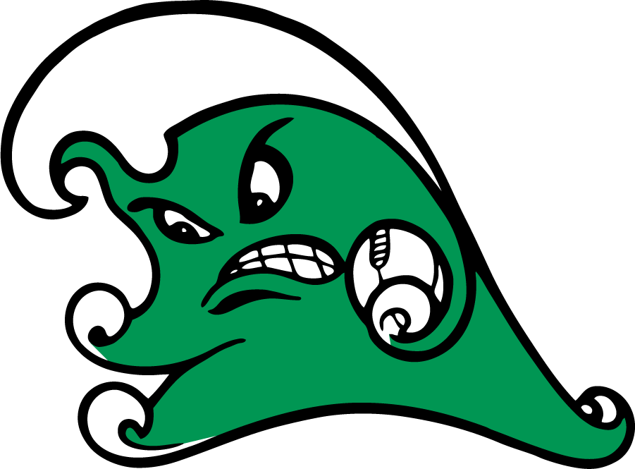 Tulane Green Wave 1964-1986 Secondary Logo iron on transfers for T-shirts